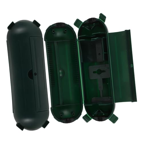 DECOMELODY 2個 防水プラスチック製ケーブルボックス 耐久性屋外接続ボックス な電気ジャンクションケース ガーデン 屋内外用延長コード保護