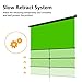 excelimage Pull-Down Green Screen Backdrop, 79”x75” Auto-Locking Chroma Key Panel with Wrinkle-Resistant Green Fabric for YouTube Videos, Music Videos, Photography, TIK Tok, or Gaming (Black Housing)