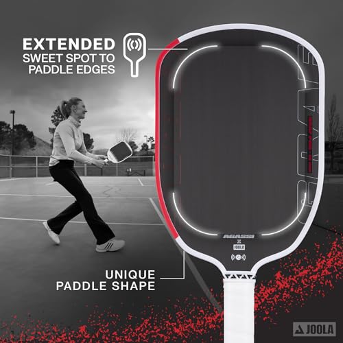 JOOLA GRAF Pro IV 16mm Pickleball Paddle w/Extended Sweet Spot - Carbon Fiber Surface Increases Spin & Control - SK Film for Power & Larger Sweet spot - UPA-A Certified - USAP Approved - NFC Chip by JOOLA - Image 3