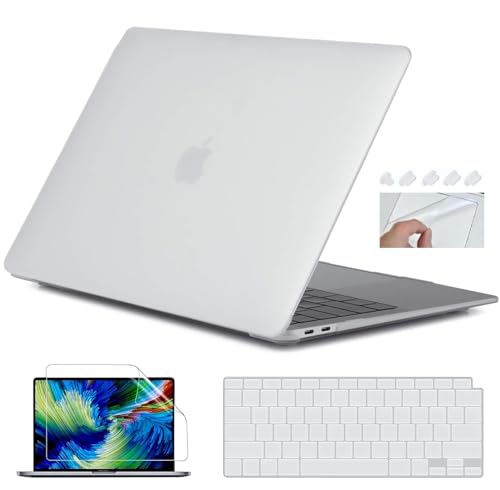 Image of Case Compatible with MacBook Pro 13 inch Case 2024 2023-2016 M1 M2 A2338 A2289 A2251 A2159 A1706 A1989Plastic Hard Shell Cover Case, Matte White
