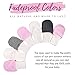 Soft Cotton Anti-Scratch Mittens, 0-6 Months, 7-Pack - Comfortable Newborn Gloves for Girls with Bonus Laundry Bag - Perfect for Sensitive Skin (M)