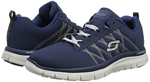 Image of Skechers Sport Men's Energy Downforce Lace-Up Sneaker | Training, Memory Foam, Leather and Mesh Upper, Dura-Grip Outsole, Traditional Lace-up