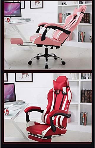 Silla de oficina ergonómica para juegos con respaldo ajustable y altura del asiento para mayor comodidad durante largas sesiones de trabajo o juego