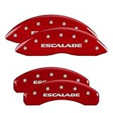 MGP Caliper Covers - Brake Caliper Covers Compatible with 2021-2025 Cadillac Escalade, 2023 ESV (Requires 18