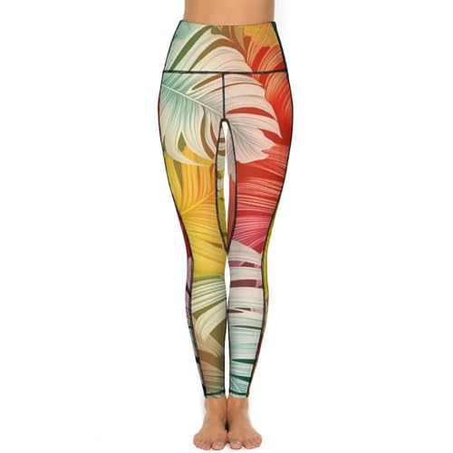 Leggings de yoga con mariposas para mujer mallas con bolsillos y control de abdomen 4