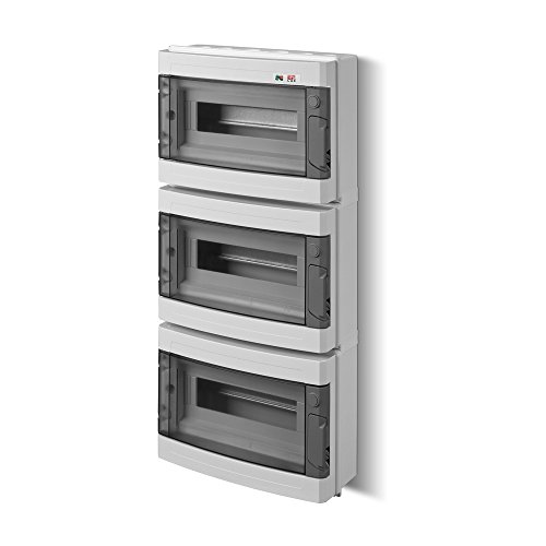 Verteilerkasten Ø68 57 Modul 3 Segmente Aufputz IP55