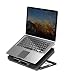 Produktbild Laptop-Kühler, verstellbar, mit 2 Turbinenventilatoren, integrierter USB-Leitung, für 12-17 Zoll Laptops
