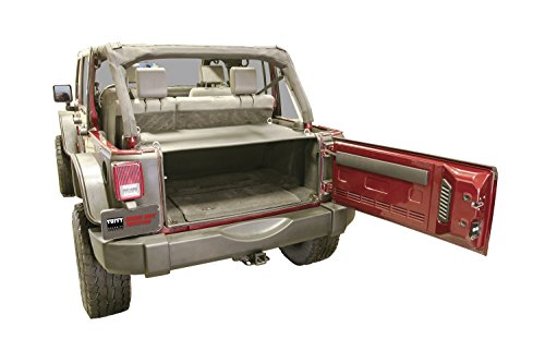 Tuffy Security Products Premium Cargo Enclosure - '07-10 Wrangler Jk; 4-Door (Black) #TOP5