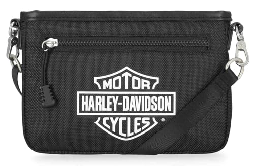 Harley-Davidson Womens Bar & Shield Logo Polyester Crossbody/Hip Bag Black