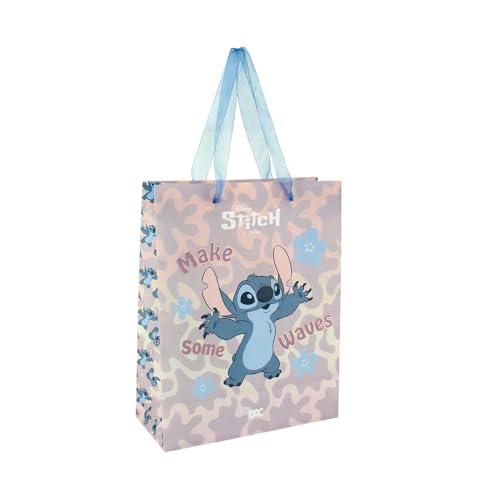 DAC - Sacola Média para Presente com Alça de Seda - Stitch
