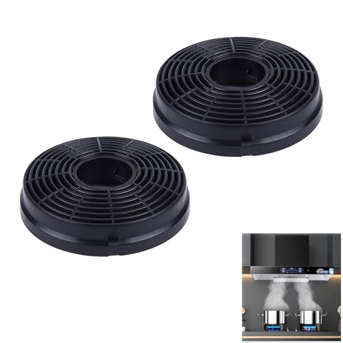 2PCS Carbon Filter For Cooker Hoods,Cooker Hood Filters,Charcoal Filters For Cooker Hood,Compatible With Hja2480 Hja2908 Lam2401 Recirculating Carbon Charcoal Filters Replacement Extractor Vent Fan