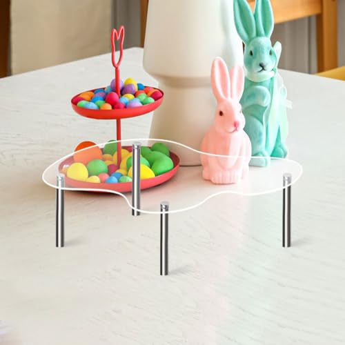 Présentoir à gâteaux acrylique pour optimiser un buffet de fête encombré