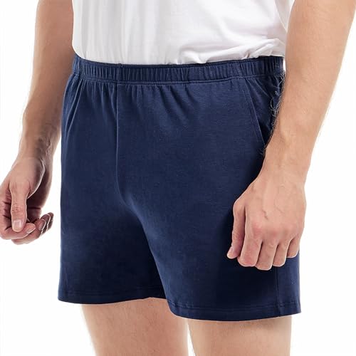 Image of AIMPACT Men's 4 inch Inseam Sleep & Lounge Pajama Shorts with Pockets
