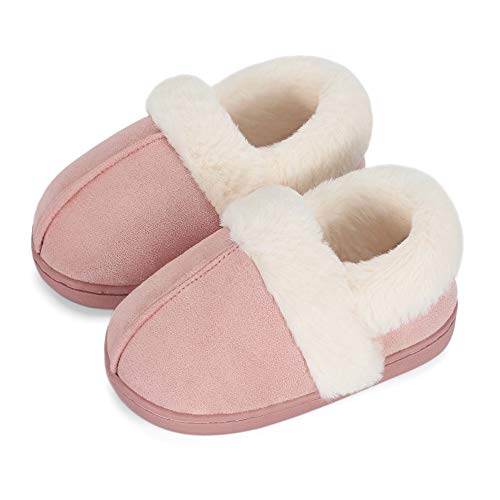 LACOFIA Mädchen Memory Foam Hausschuhe Kinder Winter Warme...
