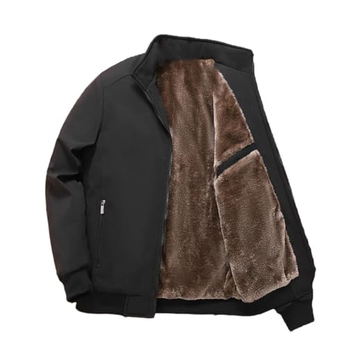 Vogrtcc Mens Warm PlSize Winter Parkas Fur Linner Thicken Jacket Casual Coats