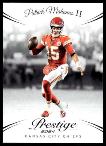 2024 Panini Prestige 143 Patrick Mahomes II Kansas City Chiefs Official NFL Football Card in Raw (NM or Better) Condition