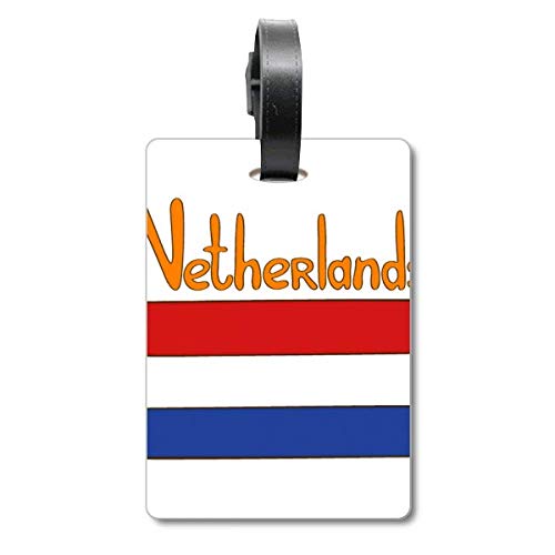 Étiquette valise drapeau Pays-Bas pour vos vacances à Amsterdam