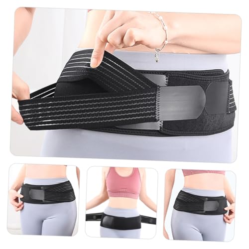 Faja lumbar de compresión para abdomen con doble correa, talla 107 cm miniatura 5