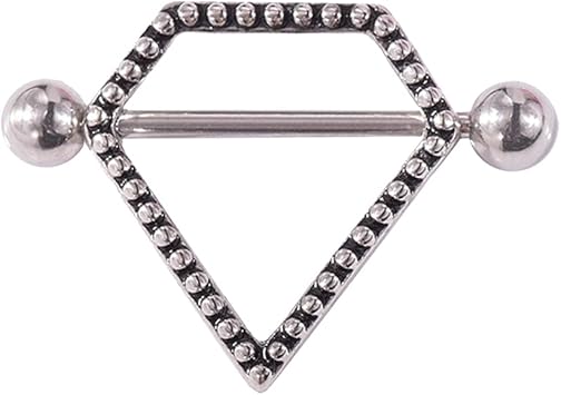 Amazon.co.jp: 乳首ピアス、乳首リング、サージカルステンレスピアス