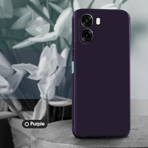 Image of Back Cover for Oppo A6x 5G / A6x 4G / K14x 5G | Full Camera Protection | Premium Liquid Silicon Case | Flexible Bumper Case for Oppo A6x 5G / A6x 4G / K14x 5G (Purple)