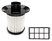 Produktbild Original Ersatzfilter Set für TurboTronic CV07, 2x Hepa Filter, waschbar