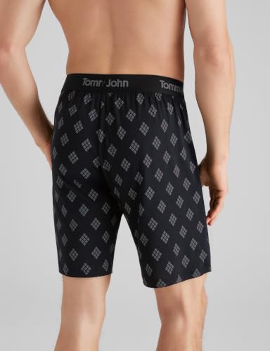 Image of Tommy John Men's Second Skin Pajama Shorts - Comfortable Soft Sleep & Lounge Bottoms for Men