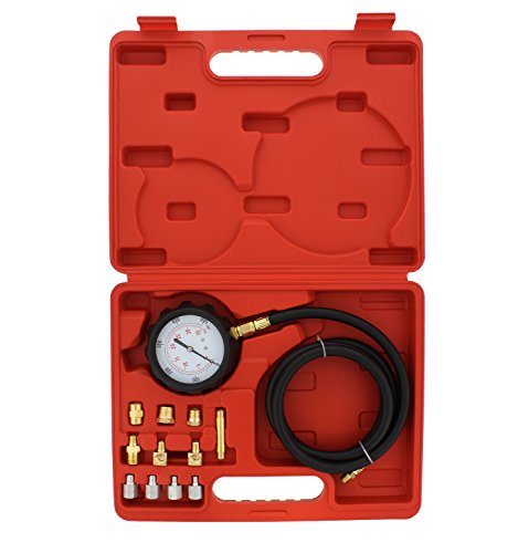 Abn Engine Oil Pressure And Transmission Fluid Diagnostic Tester Tool Kit – 500 Psi / 35 Bar Gauge, Hose, And Adapters #TOP4
