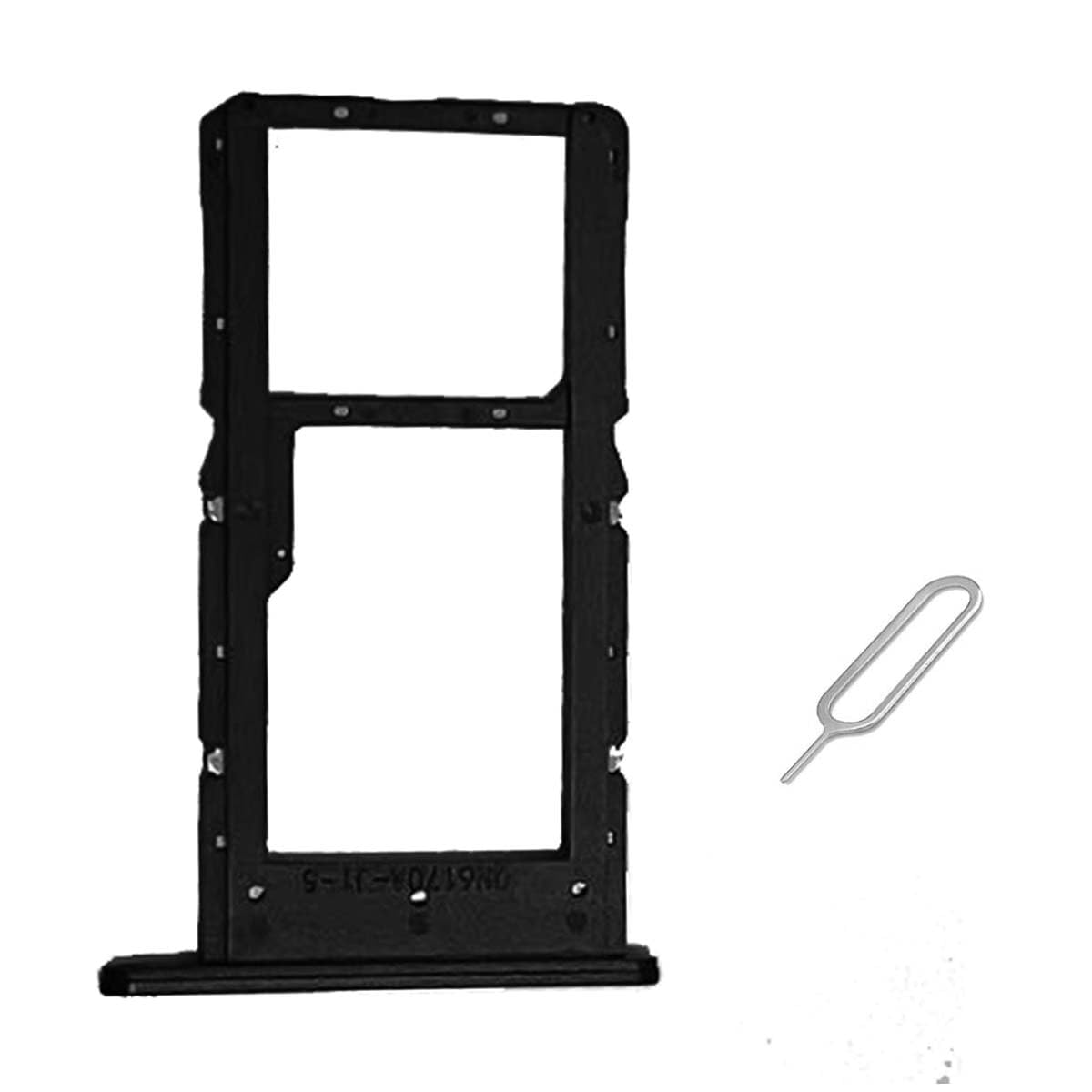 UPONEW for Nokia G400 5G Card Tray SD Sim Card Holder Container Replacement Part (Black)