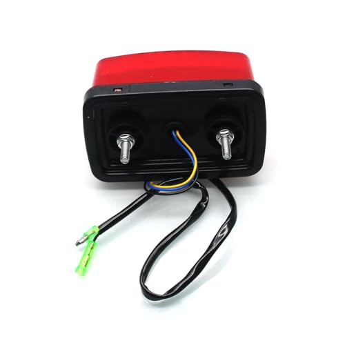 Image of MZS ATV Tail Light LED Brake Taillight for 5KM-84710-01-00 5KM-8472C-10-00 | fits Big Bear Bruin Grizzly Kodiak Rhino Viking Wolverine, Waterproof Dustproof Running Brake Lamp Stop Light