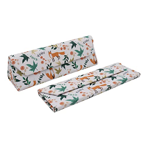 Image of Real Sic Glasses Case for Men and Women - Magnetic Folding Hard Shell Sunglass Holder - Inspired by Adorable Animals