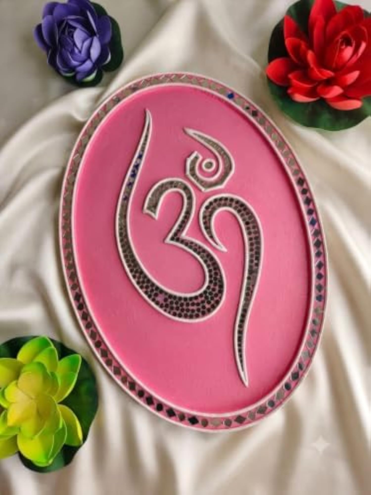 Om Lippan Art Handmade MDF Wall Decor