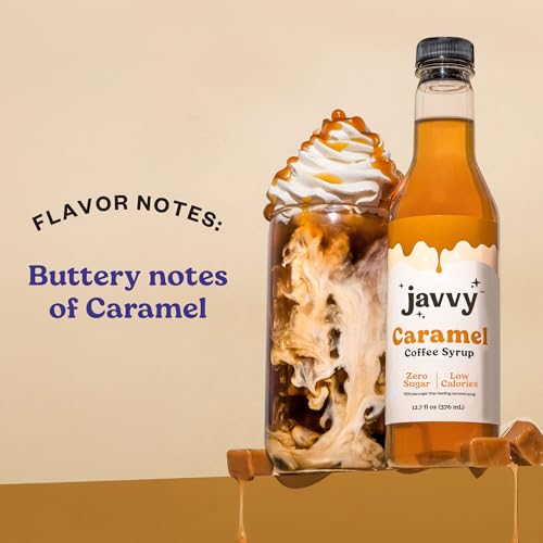 image for Javvy Coffee Syrup - Zero Sugar, Zero Calorie, Flavoring Syrup for Cof