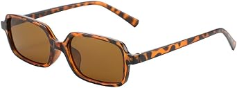 6-Pack Leopard Print Glasses - Multicolor Geometric Full Frame Sunglasses for Women, Fashion Accessories 1pc-leopard