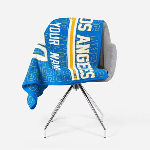 Image of ANTKING Los Angeles Throw Blanket for Men Women Boy Custom Name and Number Gifts