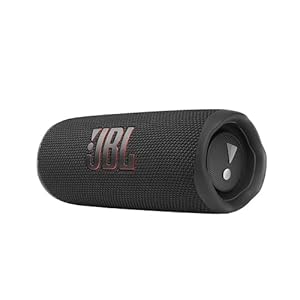 JBL Flip 6 Bluetooth Box in Schwarz – Wasserdichter, tragbarer Lautsprecher mit 2-Wege-Lautsprechersystem für kraftvollen Sound – Bis zu 12 Stunden kabellos Musik abspielen
