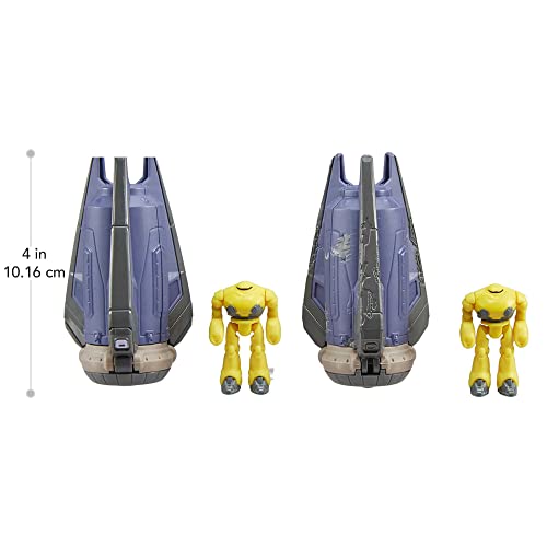 Mattel Disney Pixar Lightyear Hyperspeed Series Zyclops Space Pod Battle Damage & Zyclops Figure, 3.78 Inch Long Vehicle & 1.75 Inch Figure, Toy 4 Years & Up - image 7