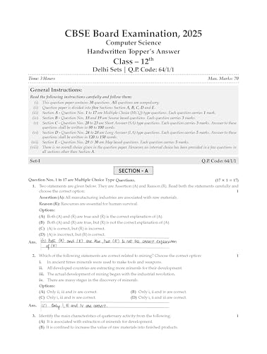 Image of Oswaal CBSE 15 Sample Question Papers Class 12 Geography for 2026 Board Exam (As per CBSE Sample Question Paper issued on 30 July 2025), recommended by 2025 CBSE Toppers