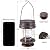 Solar Lanterns Outdoor Patio Decor, 2 Pack Hanging Solar Lights Waterproof, Retro Decorative Table Lamps with Warm Glow for Porch, Yard, Garden, Pathway & Backyard Decoration
