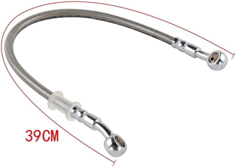 Universal Motorbike Stainless Steel Braided Pipeline Latiguillo Freno Moto 39cm-140cm Motorcycle Brake Oil Hose Brake Line Brake Cable