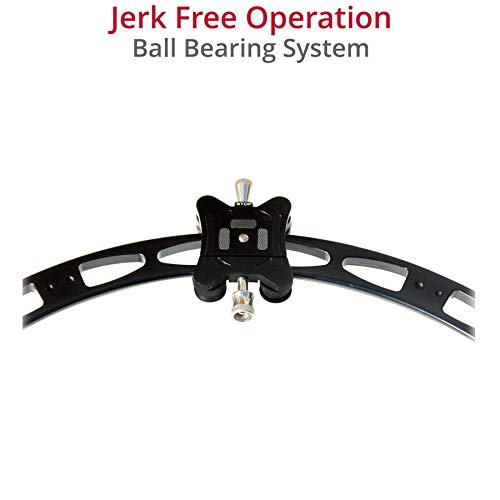 Flycity Smooth 180 Degree Curved 1/2 Circle Video Camera Slider Track For Load Capacity Upto 10Kg Movie Film Making Shoot Sony Nikon Canon Lumix Panasonic (Fc-Cs180) #TOP4