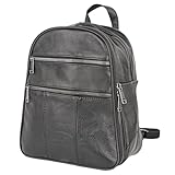 Lois - Mochila Trabajo para Portátil - Mochila Ordenador Portatil para Hombre de Uso Diario, Oficina y Universidad - Mochila Portatil Resistente, Negro