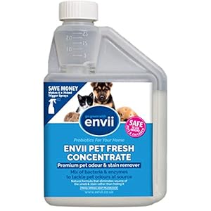 Envii Pet Fresh – Elimina Malos Olores y Manchas Del Orina de Mascotas – 500ml de Concentrado