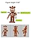 Toysvill FNAF Action Figures (Set of 6 pcs) | Inspired by Five Nights at Freddy’s Toys Figurines Set, Cake Toppers, Party Set, Collectible Toys, Height About 4 inches