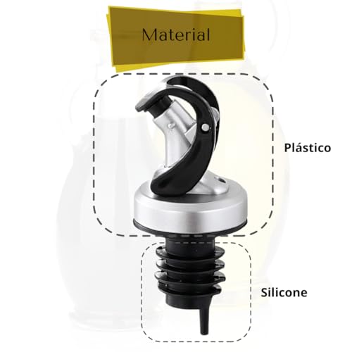 Combo 2 Bicos Dosadores Universais para Azeite, Vinagre, Óleo e Shoyu – Evita Desperdício