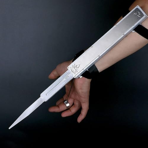 OIUBCW Stainless Steel Hidden Blade Cosplay Weapon Accessories,Stainless,Figure 2