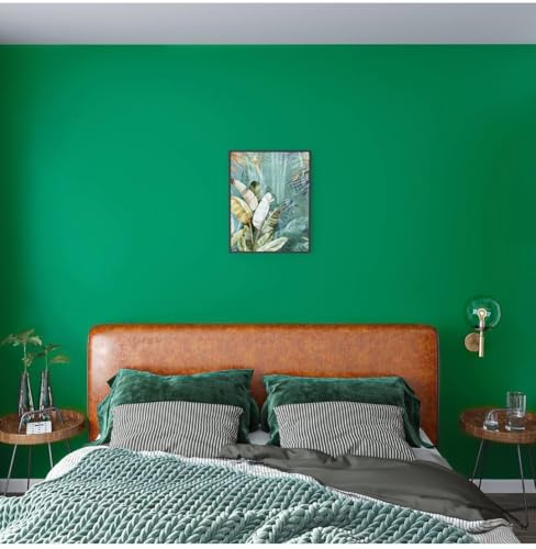 Image of DEEMUS Green Matte Peel & Stick Self Adhesive Waterproof Sticker for Living Room, Bedroom Office,Almirah, Floor, Tabletop, Wall, Fridge,& Renovation Projects (2 x 25 Feet)