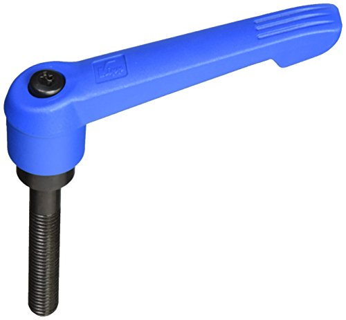 Image of Kipp 06610-5A587X80 Fiberglass Reinforced Plastic /Steel Adjustable Handle with 1 /2-13 inch External Thread, inchNovo.Grip inch Style, Steel Components, Inch, 80 mm Screw Length, Size 5, Traffic Blue Color