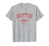 Dayton Ohio OH Vintage Athletic Sports Design T-Shirt
