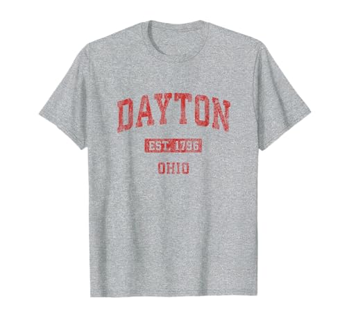 Dayton Ohio OH Vintage Athletic Sports Design T-Shirt