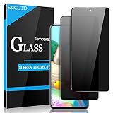 [2 Pack] Samsung Galaxy A71/A72 Privacy Screen Protector 4G/ 5G, 9H Tempered Glass Anti-Spy Screen [